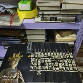 中国彩塑精华珍赏丛书 13册合售（缺唐:五台南禅寺和辽:大同下华严寺）