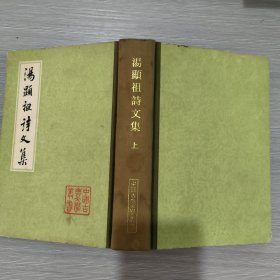 (中国古典文学丛书)汤显祖诗文集(上册)精装本(82年1印)