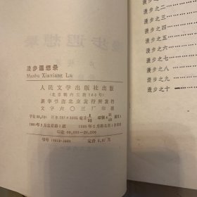 漫步遐想录