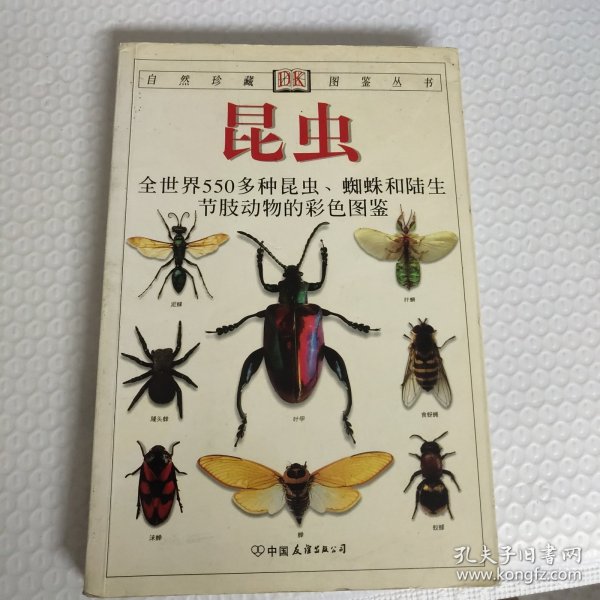 昆虫：全世界550多种昆虫、蜘蛛和陆生节肢动物的彩色图鉴