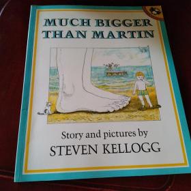 外文原版书 Much Bigger Than Martin (by Steven Kellogg) 比哥哥更大  书中有少量笔记（金1柜2）