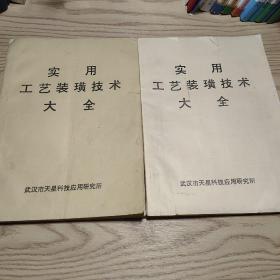 实用工艺装潢技术大全   内容不同的两本