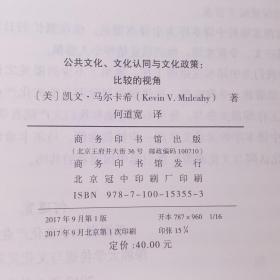 公共文化、文化认同与文化政策：比较的视角