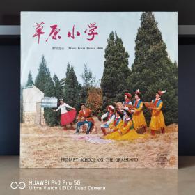 黑胶唱片   草原小学
封套97品，碟面有霉斑未清理，无痕99品