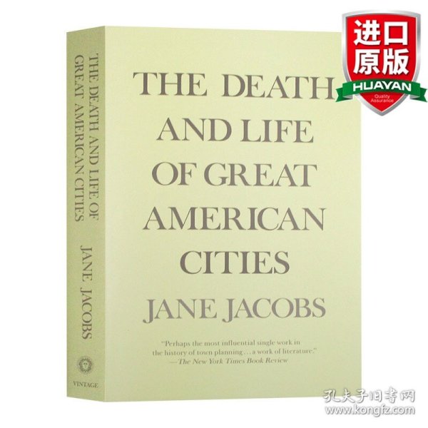 英文原版 The Death and Life of Great American Cities美国大城市的死与生 1961年悉尼·希尔曼奖 英文版 进口英语原版书籍