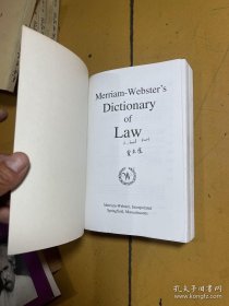 Merriam-Webster's Dictionary of Law