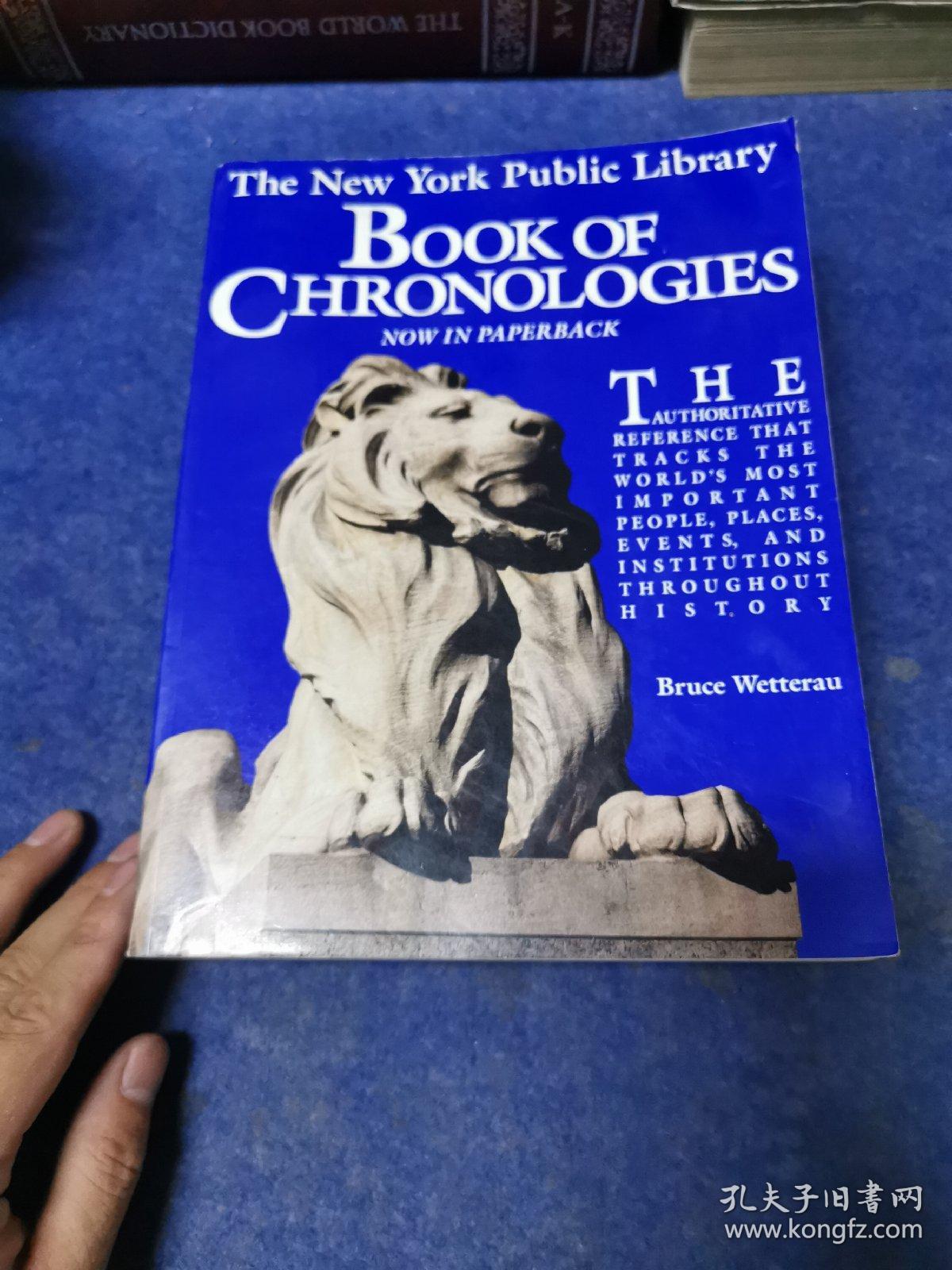 The New York Public Library BOOK OF CHRONOLOGIES纽约公共图书馆年表之书