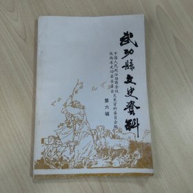 《武功县文史资料 第六辑》，内容丰富，内页自然，品相好！