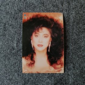 盖克美女老明信片-女明星老照片贺卡-90年代怀旧老物件收藏