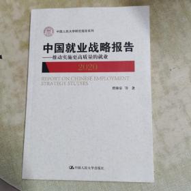 中国就业战略报告2020——推动实施更高质量的就业（中国人民大学研究报告系列）