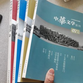 中华文学选刊 杂志 2018年 共4本 单本4元，4本共15元 下单前联系下