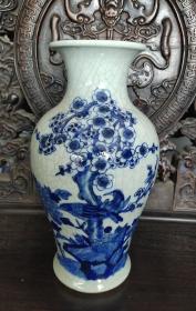 清代瓷器青花花瓶