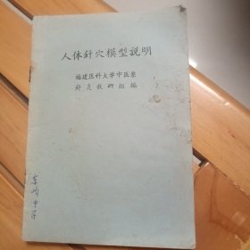 人体针穴模型说明