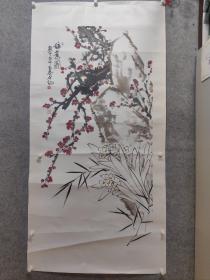 何玉春 国画精品 大幅花鸟一副