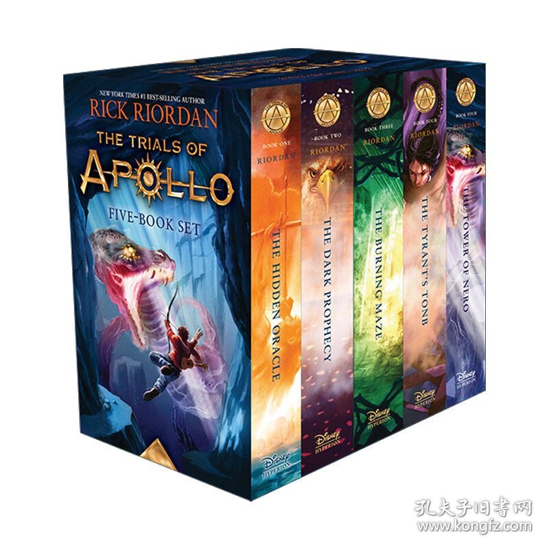Trials of Apollo The 5-Book Paperback Boxed Set 阿波罗的审判 5本套装