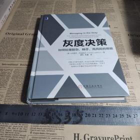 灰度决策：如何处理复杂、棘手、高风险的难题