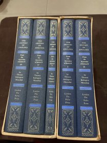 The History of England: 5 Volumes in 2 Slipcases 麦考莱 五卷本英国史 【Folio出品，分两个书匣。英文版，精装】超五公斤重