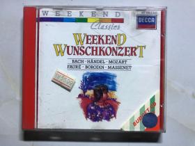 【光盘】Wunschkonzrt Bach Handel Mozart（CD1碟 1盒）