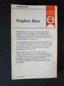 Stephen Hero. By James Joyce.