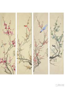 许墨 精品四色梅花