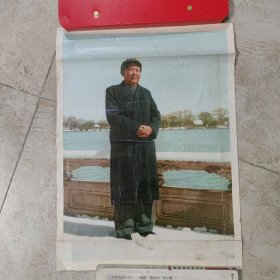 画页 毛主席在中南海（厘米：47X34.5 画报插页，慎重下单）