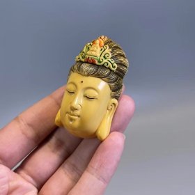 老雕“观音”牌子吊坠