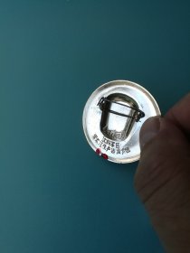 毛主席像章 “毛主席万岁 沈阳军区黑龙江生产建设兵团 ’背文‘”（正面图:毛主席头像放光芒 山水风景；背文：前已述）[规格尺寸：4*4cm]【北大荒知青 文 革 胸章 上山下乡纪念章 稀缺题材 收藏佳品；实物拍照 品质自鉴】