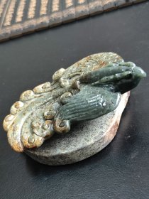 河磨玉鲲鹏摆件 305克
