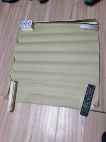 日本装裱材料，老绫三张，70*72cm