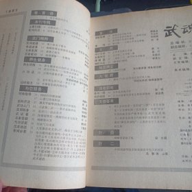 武魂杂志 1992 2不缺页 南少林条子棍术 临清潭腿单鞭桩