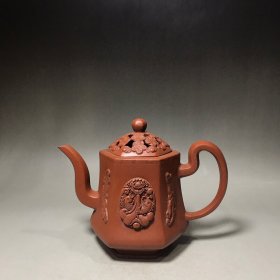 紫砂年年有余壶