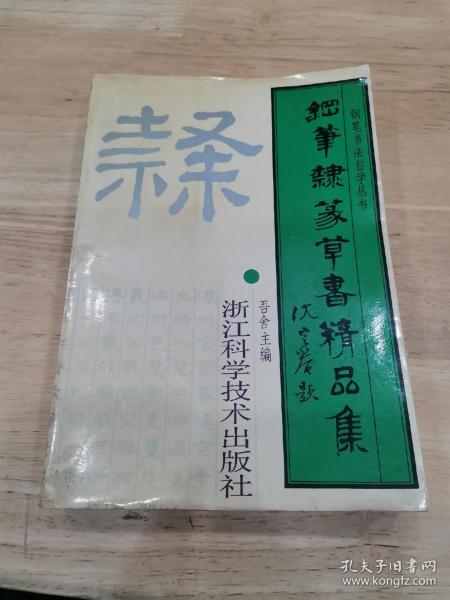 钢笔隶篆草书精品集——钢笔书法自学丛书