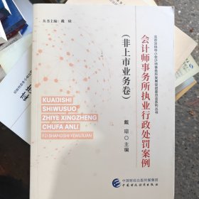 会计师事务所执业行政处罚案例
