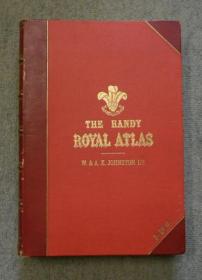 【包邮】1904年英语原版皇家世界地图集 The Handy Royal Atlas of Modern  Geography 1904