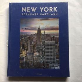 New York 纽约 城市摄影集 精装大开本 摄影师Bernhard Hartmann 摄影艺术画册 精装未拆封  库存书