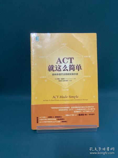 ACT，就这么简单！接纳承诺疗法简明实操手册