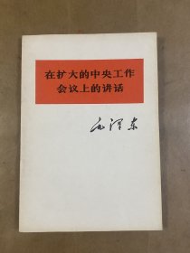 在扩大的中央工作会议上的讲话