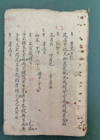 清代杂钞（有修造秘诀、值年太岁歌、祈雨文、谢雨文等内容）