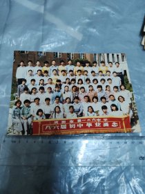 沈阳市126中学八六届初中毕业留念