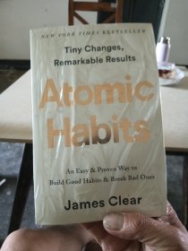 个英文原版原子习惯ATomic Habits 建立 好习惯打破坏习惯的简单方法by jame clear微小习惯对生活巨大影响力