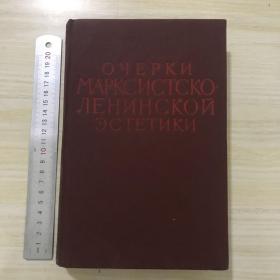 马克思列宁主义美学概论，俄文原版，未阅读，孔网孤本