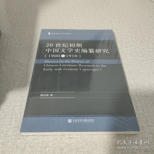 20世纪初期中国文学史编纂研究