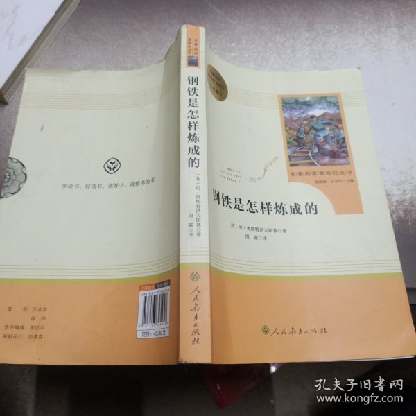 统编语文教材配套阅读 八年级下：钢铁是怎样炼成的/名著阅读课程化丛书