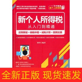 新个人所得税从入门到精通：政策解读＋纳税申报＋减免计算＋案例实操