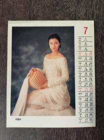 1993年明星双面
日历卡片（李嘉欣、钟楚红）