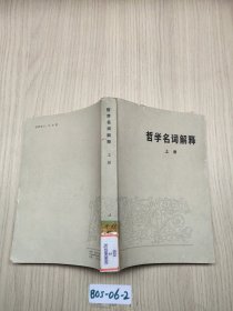 哲学名词解释上册