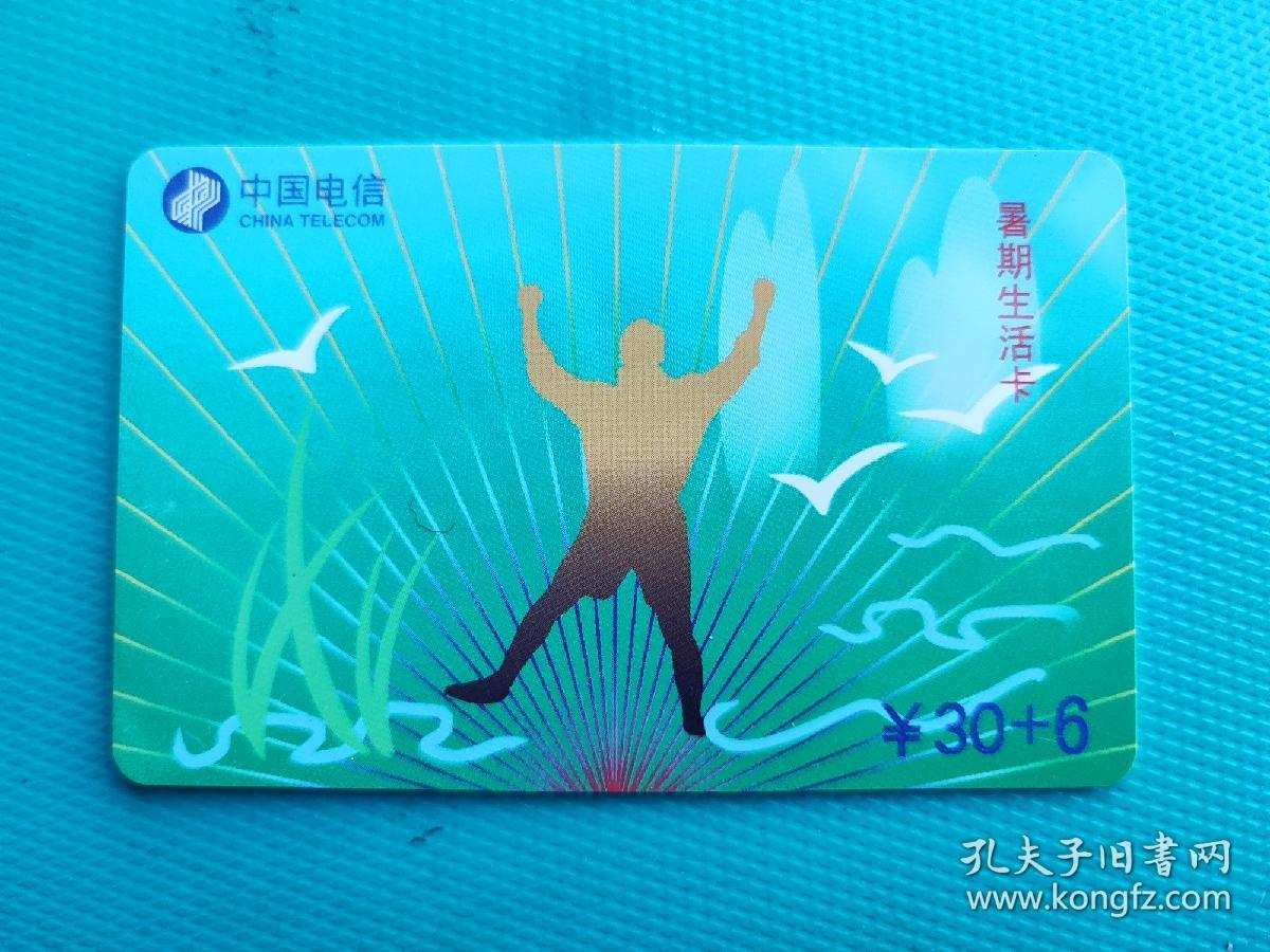 暑期生活卡（一枚全）（辽宁200电话卡）（卡已作废，仅限收藏）