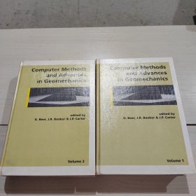 Computer Methods and Advances in Geomechanics Volume1、Volume 2 精装 2本合售 30-1号柜