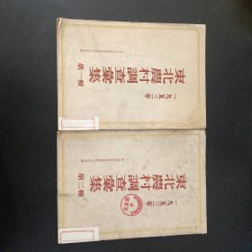 1953年 东北农村调查汇集(第一 二辑)