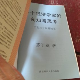 一个经济学家的良知与思考：当前社会问题随笔